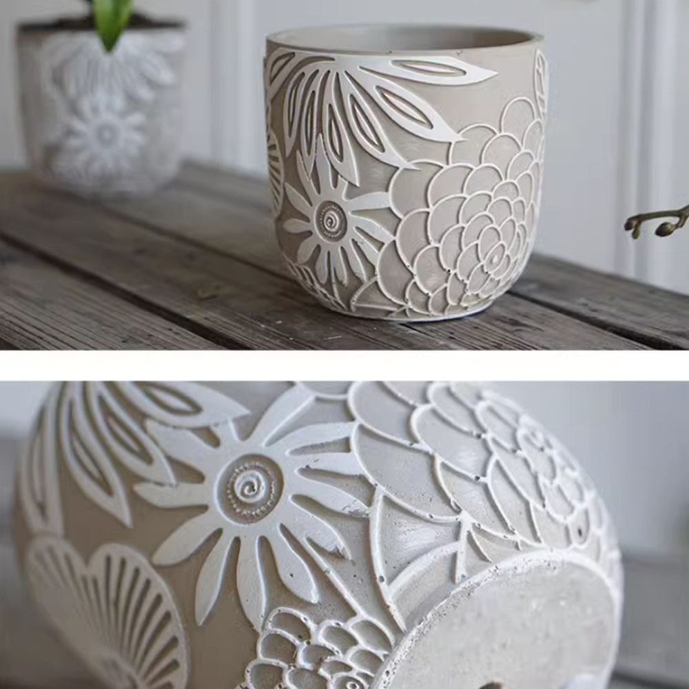 Concrete European Plant Pot Si - Potsticker Mold recension och pris