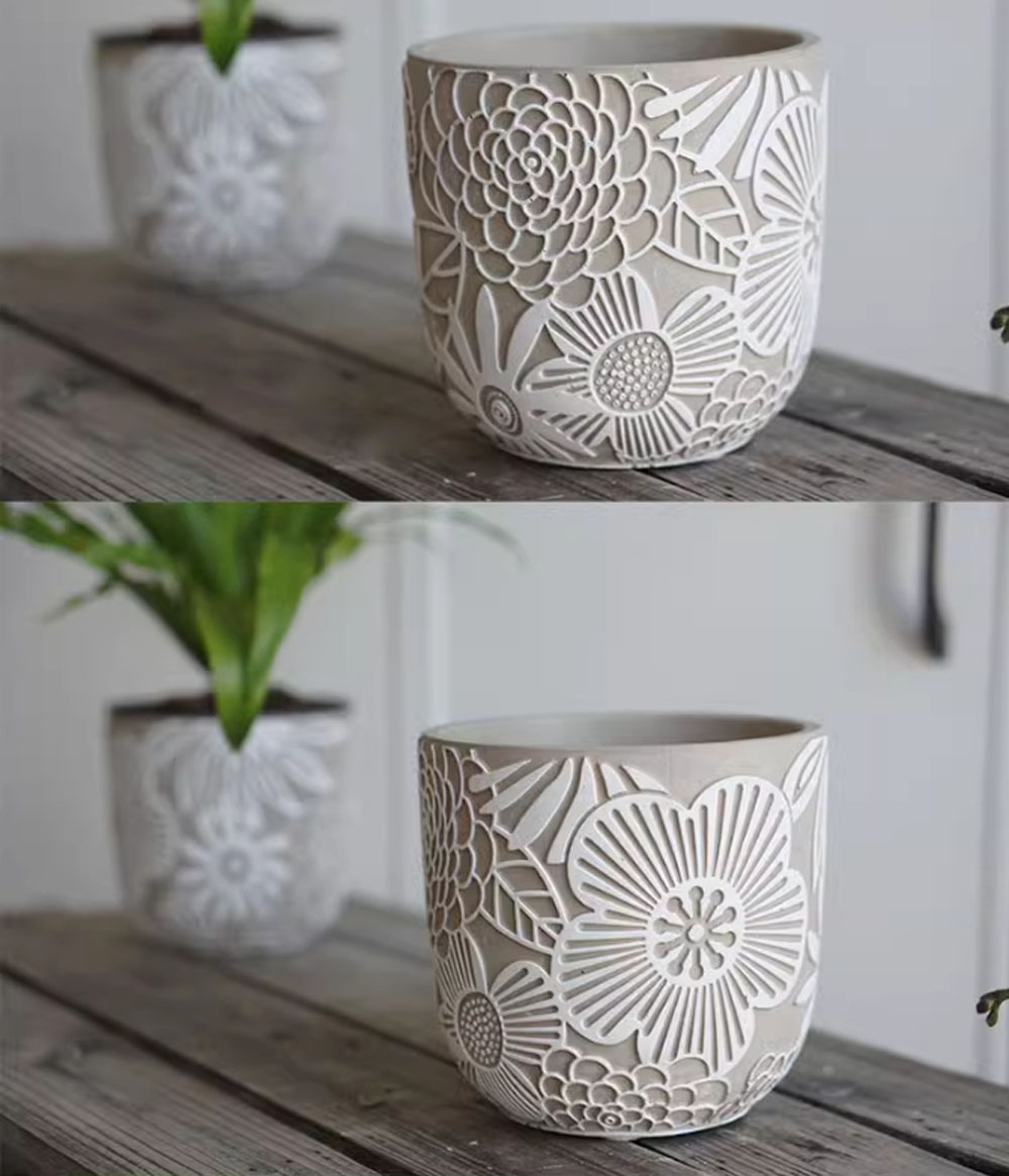 Concrete European Plant Pot Si - Potsticker Mold recension och pris