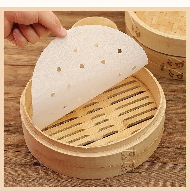 100Pcs Food Grade Disposable S - Bao Steamer Bamboo recension och pris
