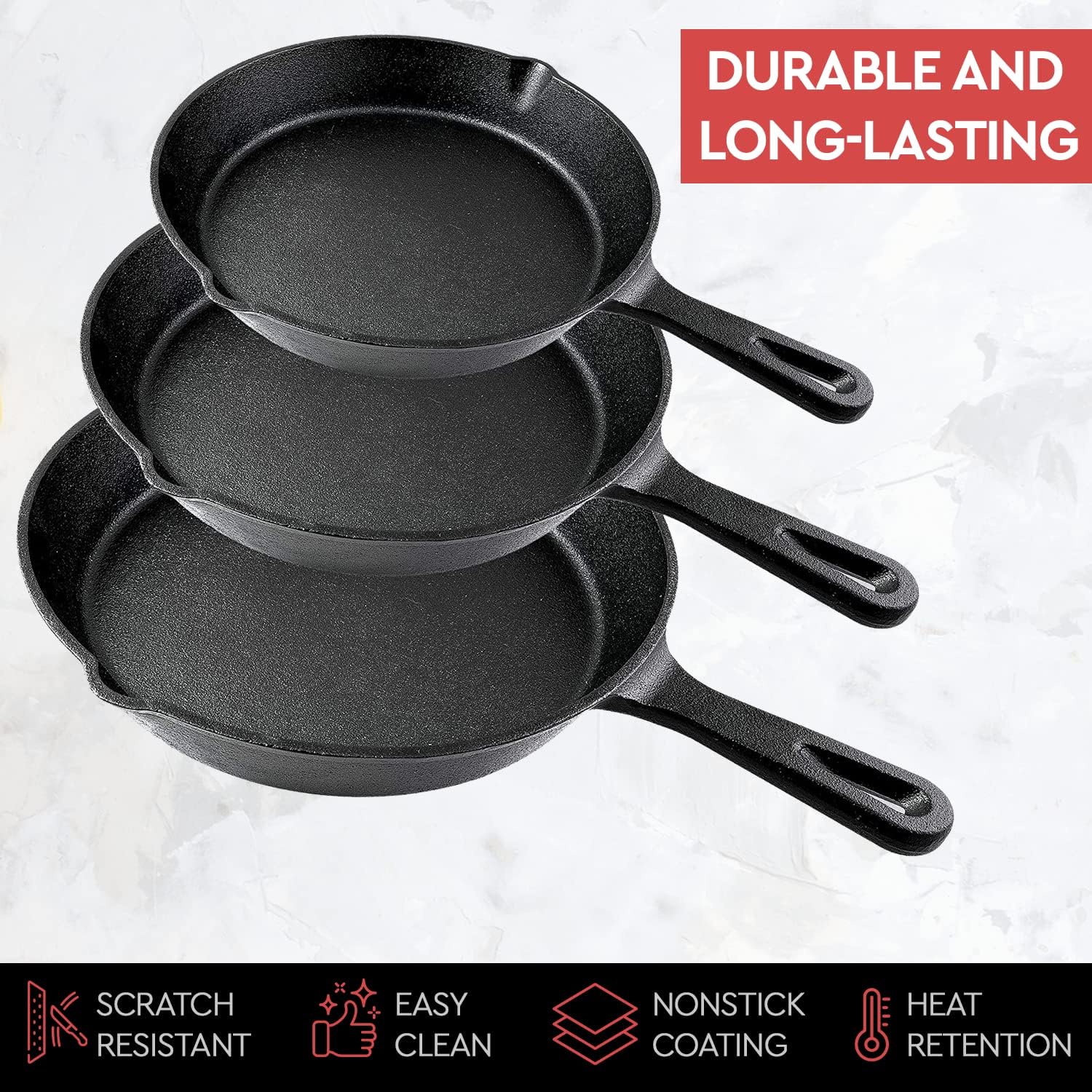 14/16/20cm Cast Iron Frying Pa - Mini Pancake Griddle recension och pris
