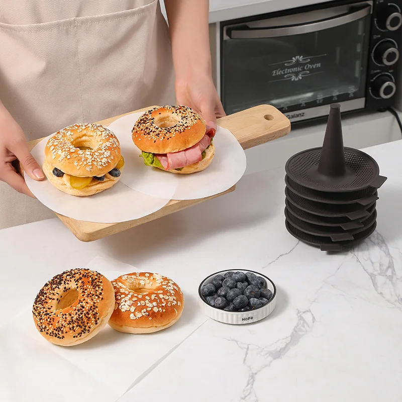 6Pcs Bagel Tools Silicone Mold - Donut Mold Silicone recension och pris