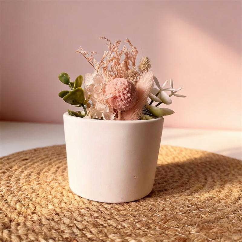 Round Plaster Vase Flowerpot C - Potsticker Mold recension och pris