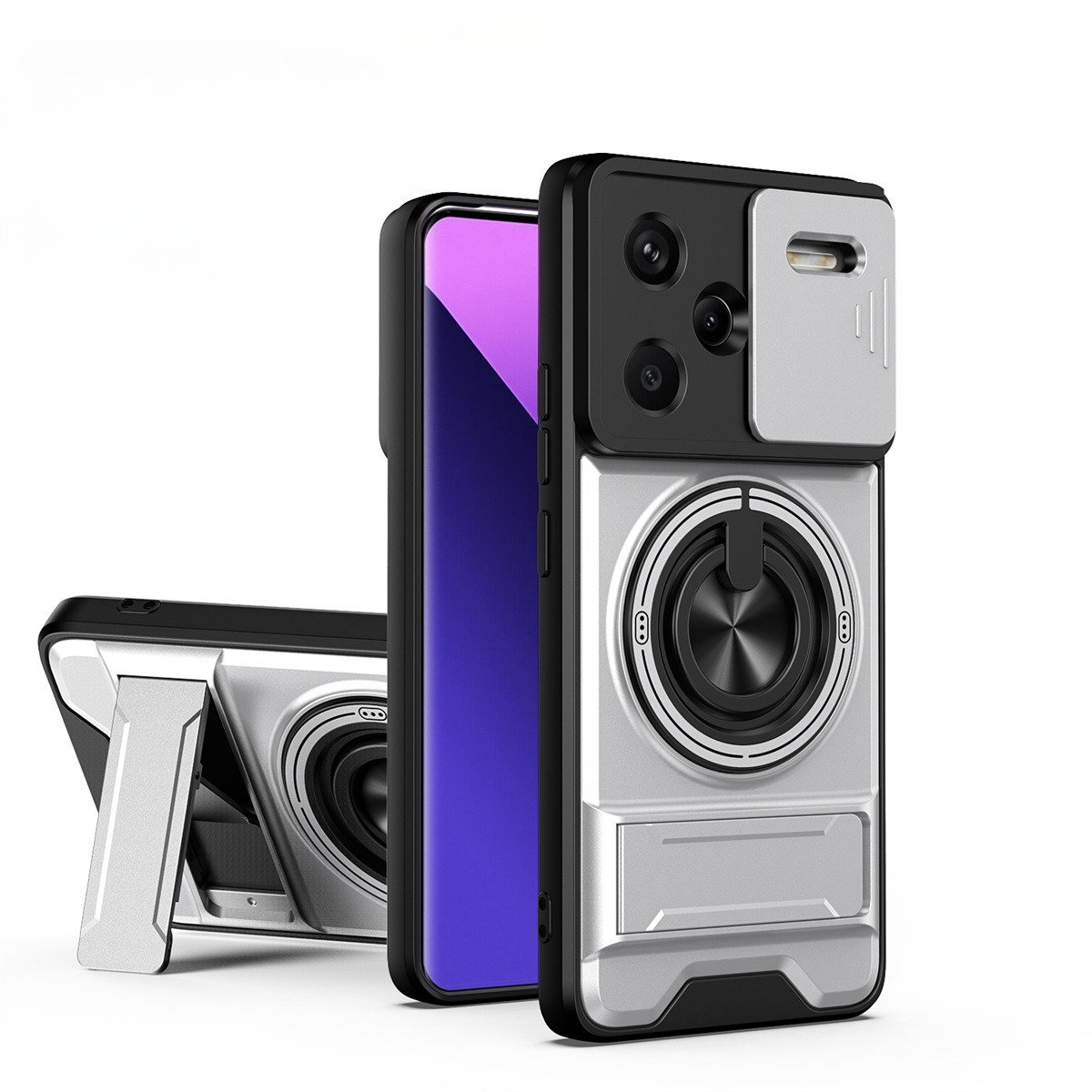 Lens Slide Camera Phone Case f - Taco Stand Holder recension och pris