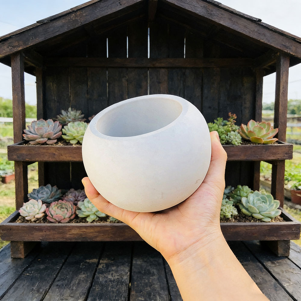 Spherical Flowerpot Silicone M - Potsticker Mold recension och pris