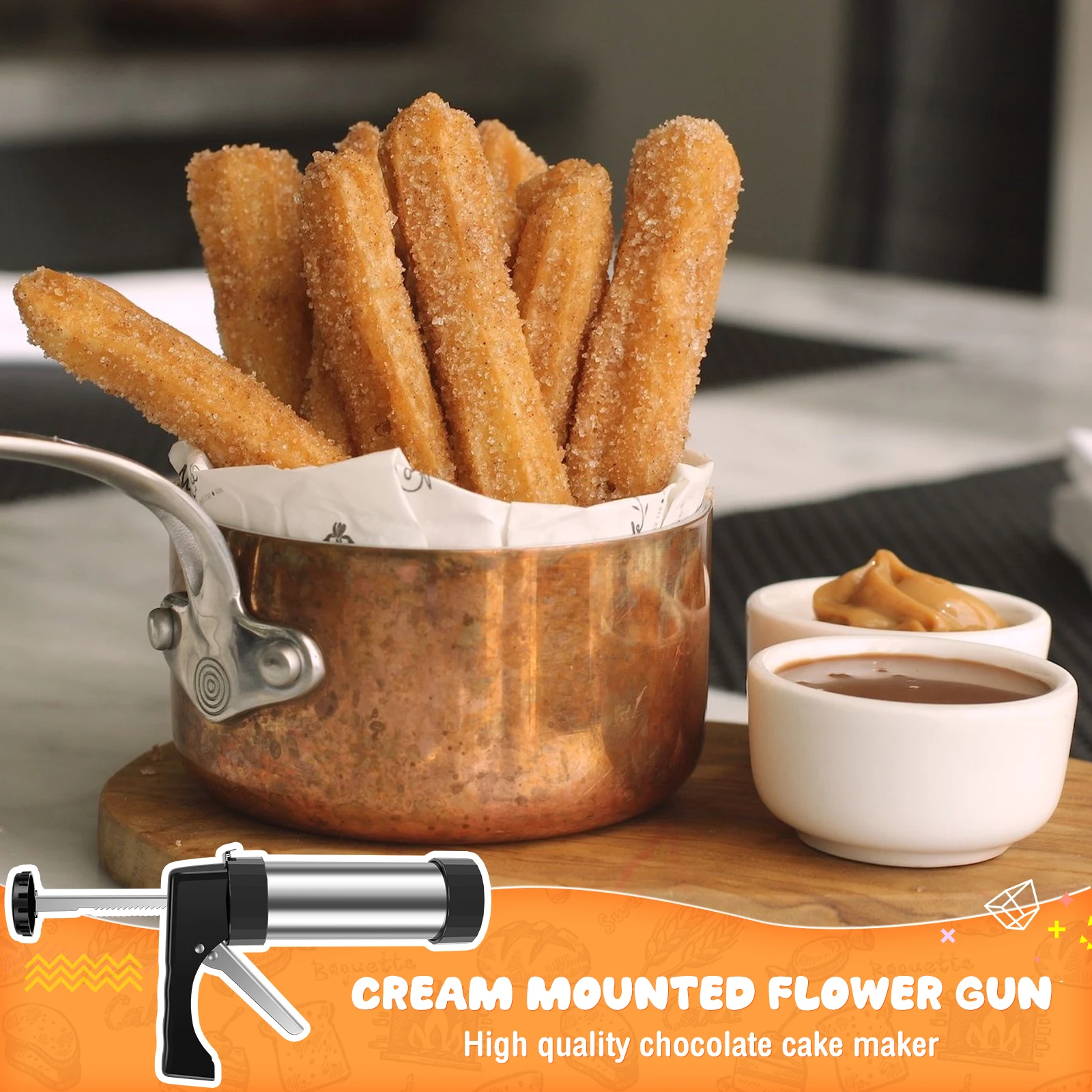 Churro Maker Machine Stainless - Churros Maker Gun recension och pris