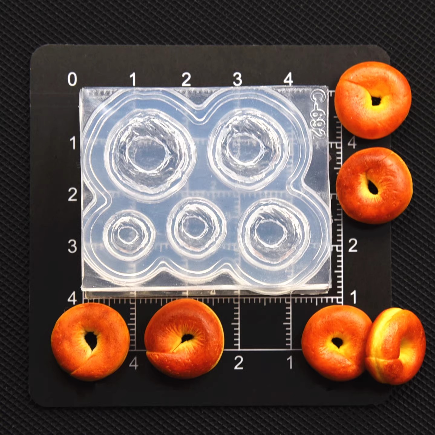 Polymer Clay Mini 3D Bagel Bre - Donut Mold Silicone recension och pris