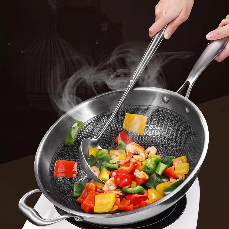 Food Stainless Steel Wok Spatu - Okonomiyaki Spatula recension och pris