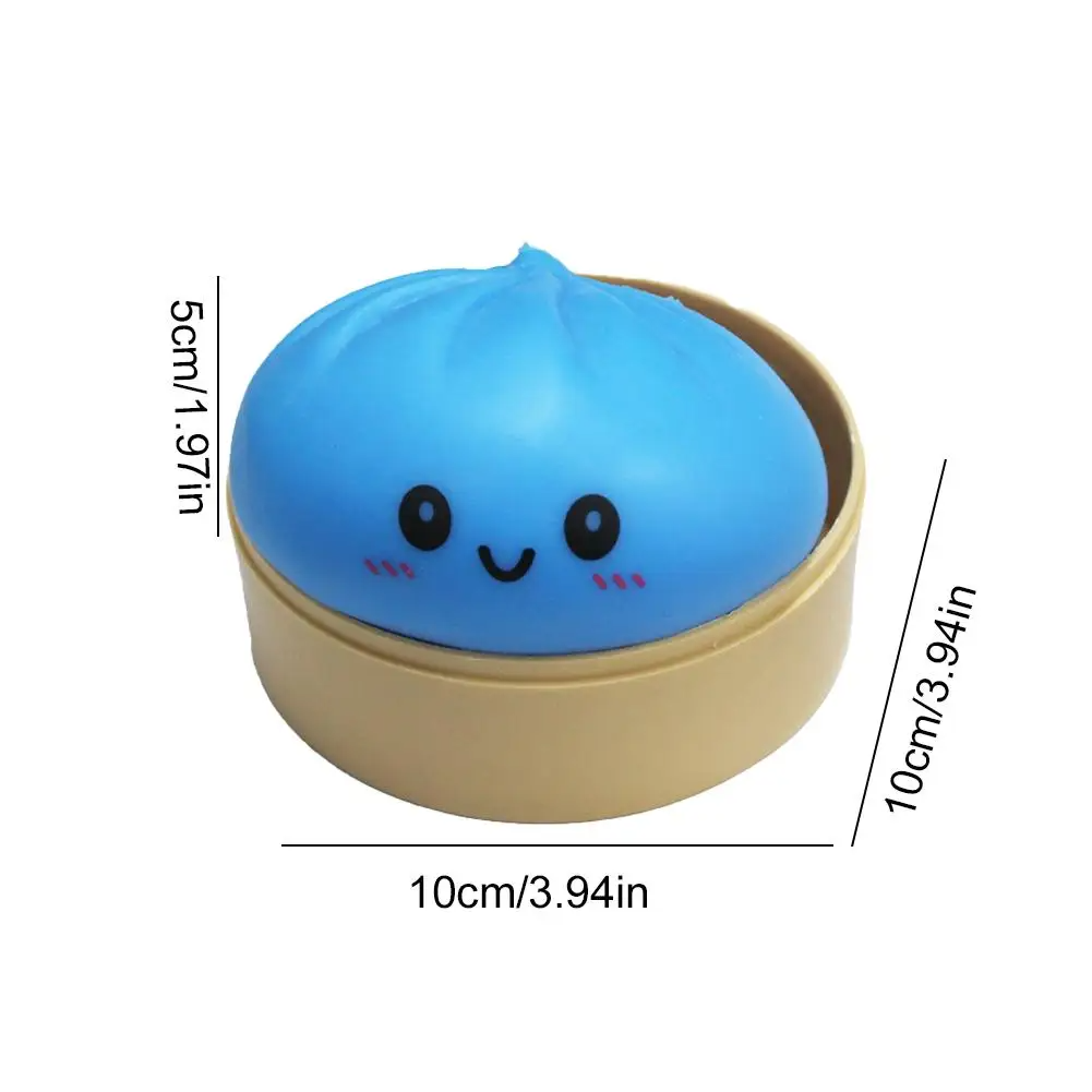 Blue Cartoon Bao Bun Slow Rebo - Bao Steamer Bamboo recension och pris