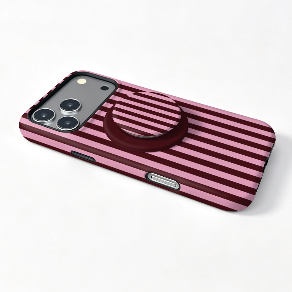 Striped Magnetic Case For iPho - Taco Stand Holder recension och pris