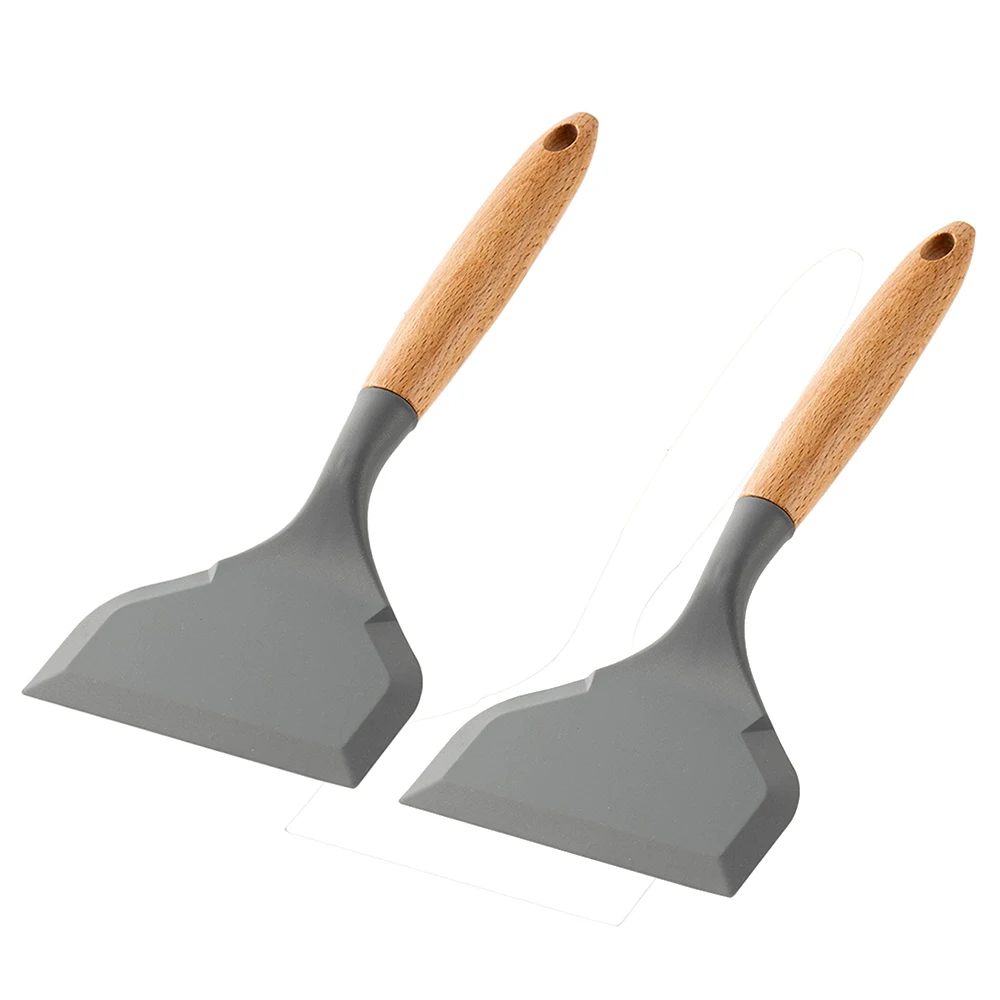 2Pcs Silicone Spatula Wide Mou - Okonomiyaki Spatula recension och pris